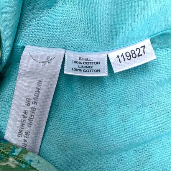 ANN TAYLOR Floral‎ Print Cotton A-Line Skirt - Picture 6 of 7